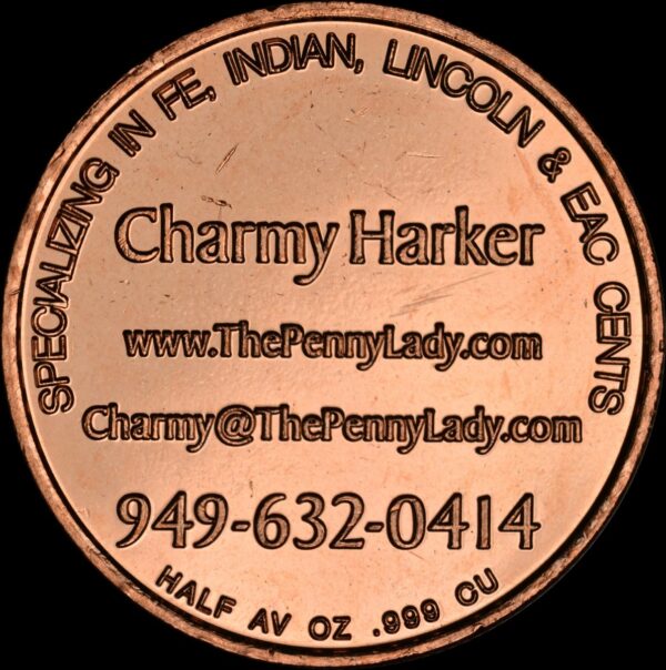 The Penny Lady® Store Card token - reverse